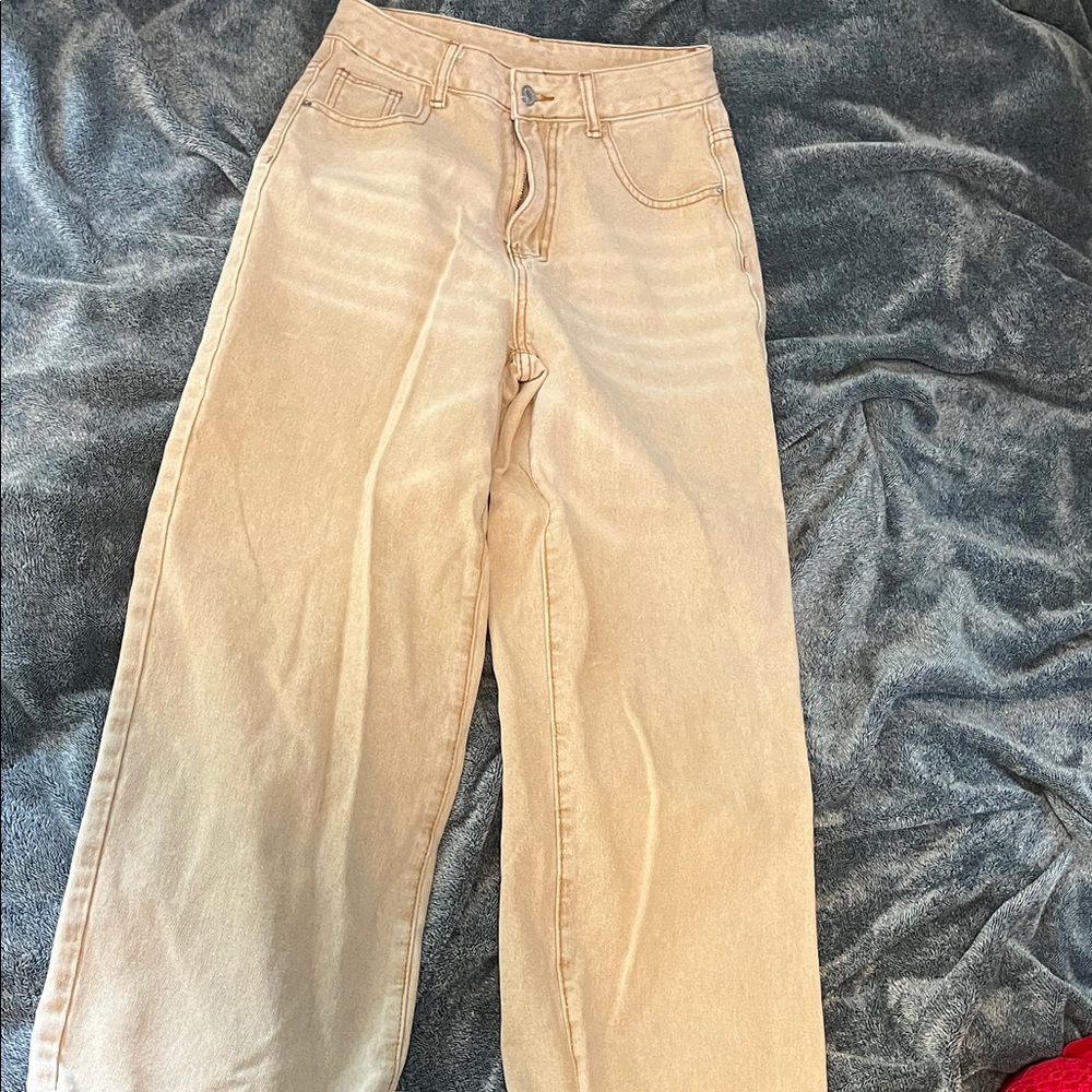 Women's Tan Jeans